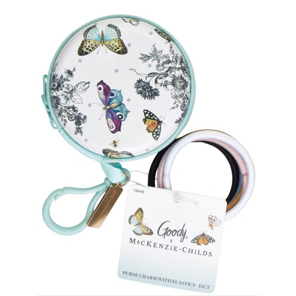 Goody x MacKenzie-Childs Elastic Pouch- Butterfly 15-CT
